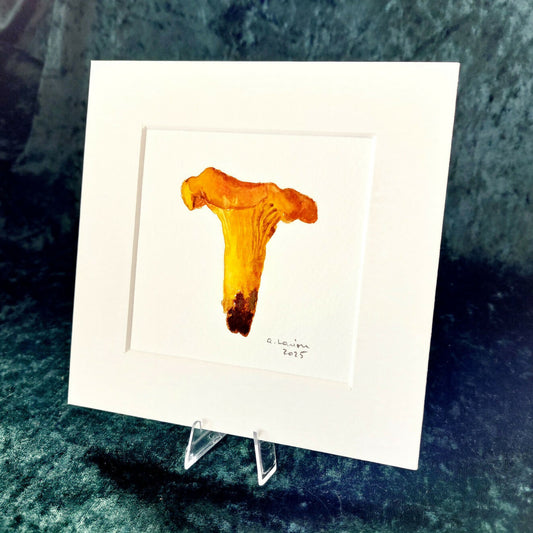 Original Watercolour_Chanterelle (7)