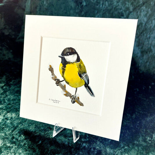 Original Watercolour_Great Tit (2)