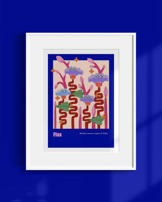 Flax Art Print- Unframed