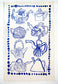 Blue Tea towel 05