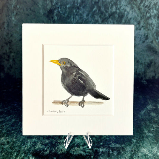 Original Watercolour_Blackbird (1)