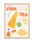 Scottish Fish Tea. Fish & Chips Illustration