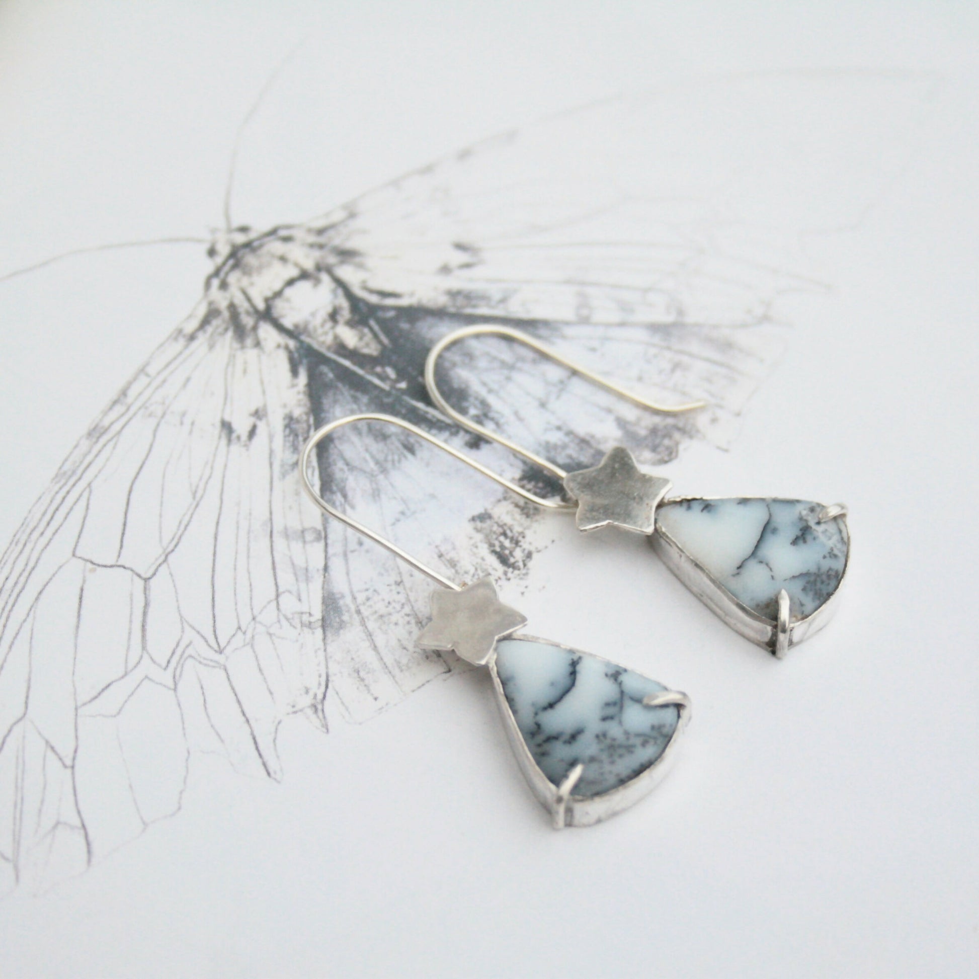 dendritic-opal-earrings-christmas-gift-idea