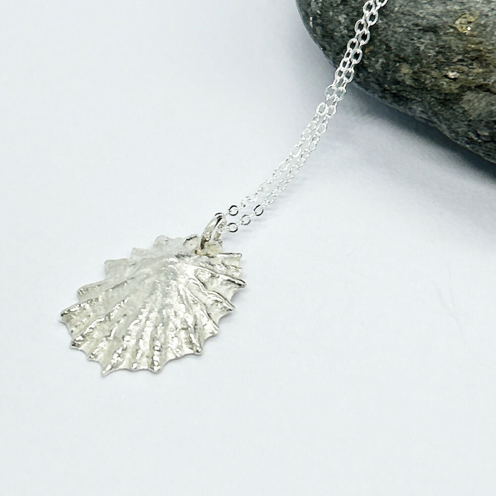 Silver Isle of Arran Limpet Shell Necklace