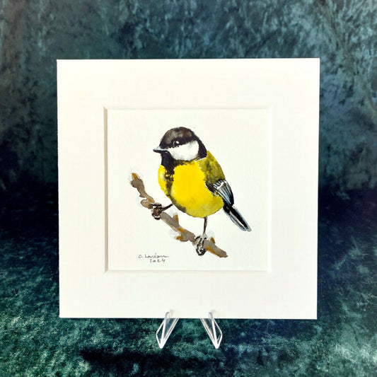 Original Watercolour_Great Tit (1)