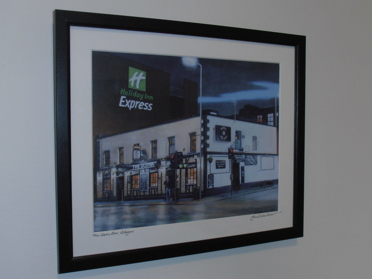 The Scotia Bar, Glasgow. Art print.