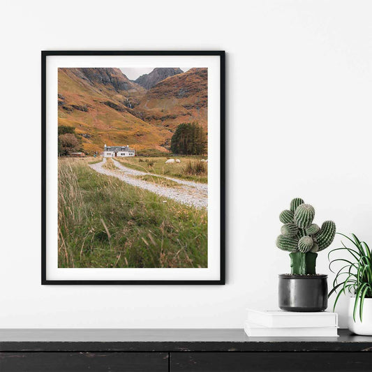 Serene view of Glencoe print