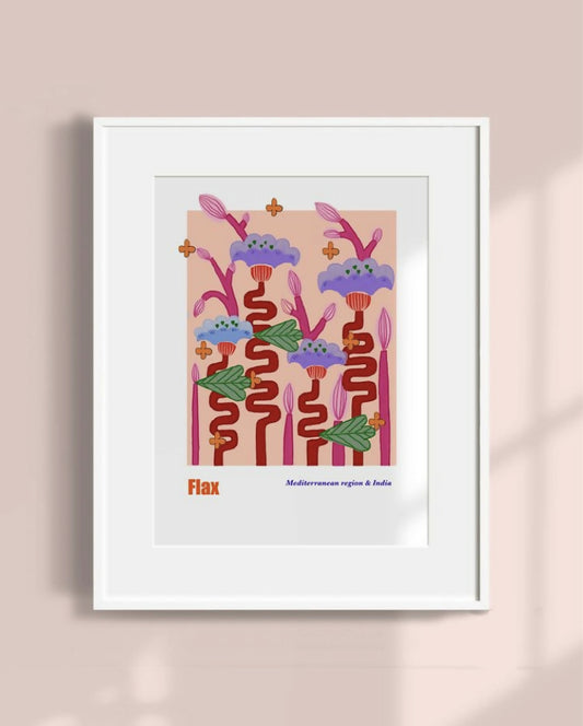 Flax Art Print- Unframed