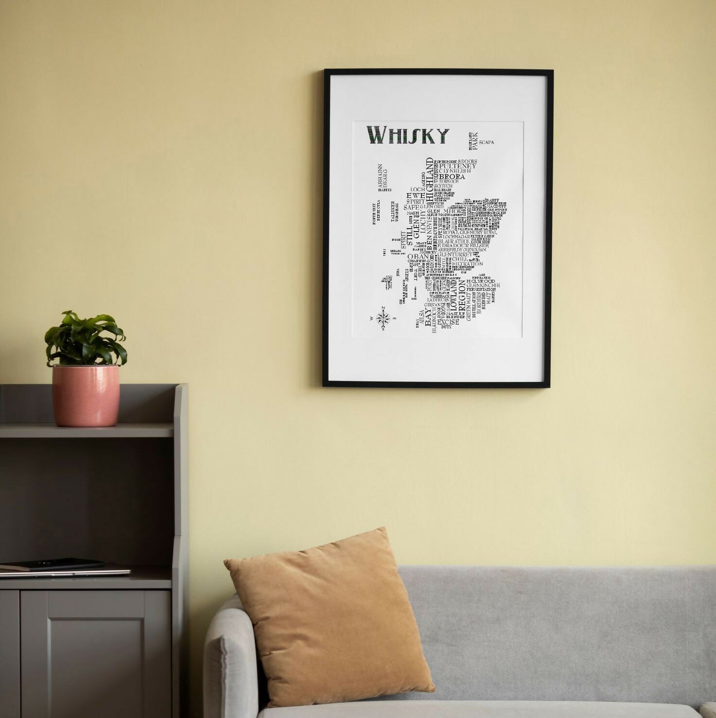 whisky NEW mcmurchie tartan framed IN SITU ETSY