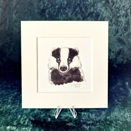 Original Watercolour_Badger (1)