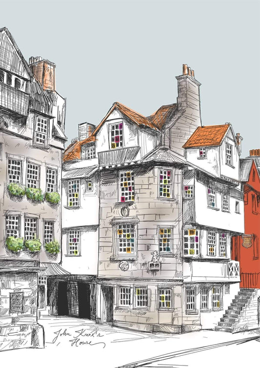 John Knox House Edinburgh Art Print