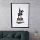 Glasgow Duke of Wellington Framed Art Print