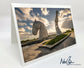 The Kelpies, Falkirk - Scotland Greeting Card - Blank Inside