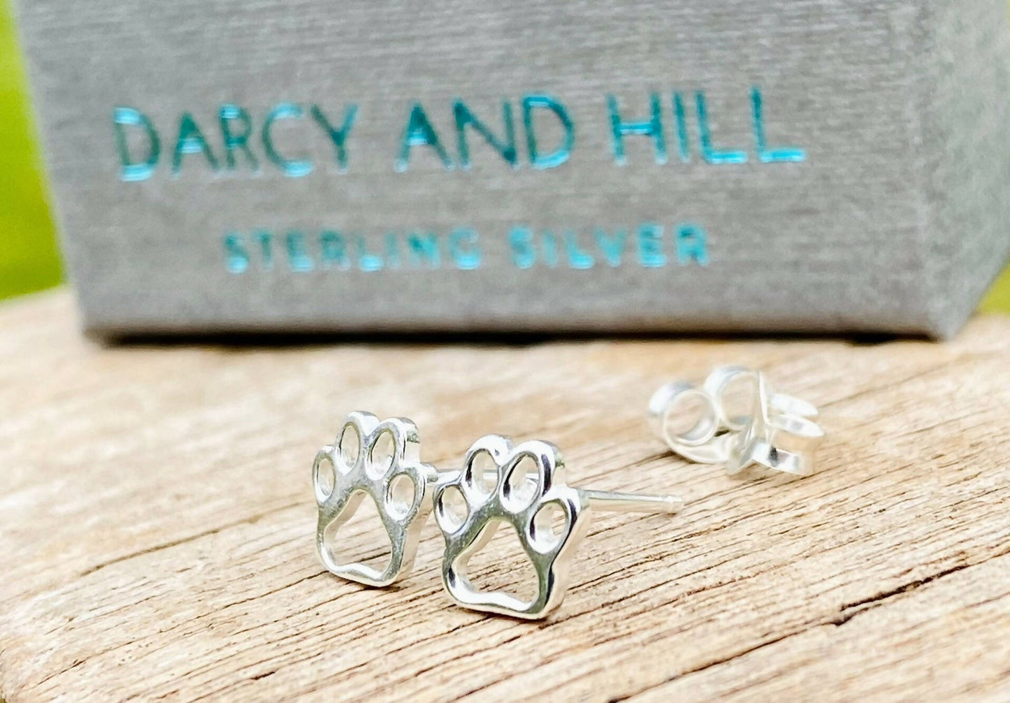 Simple Paw Stud Earrings