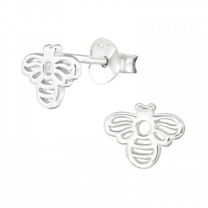 Cut-Out Bee Earrings