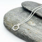 Sterling Silver Circle Drop Necklace