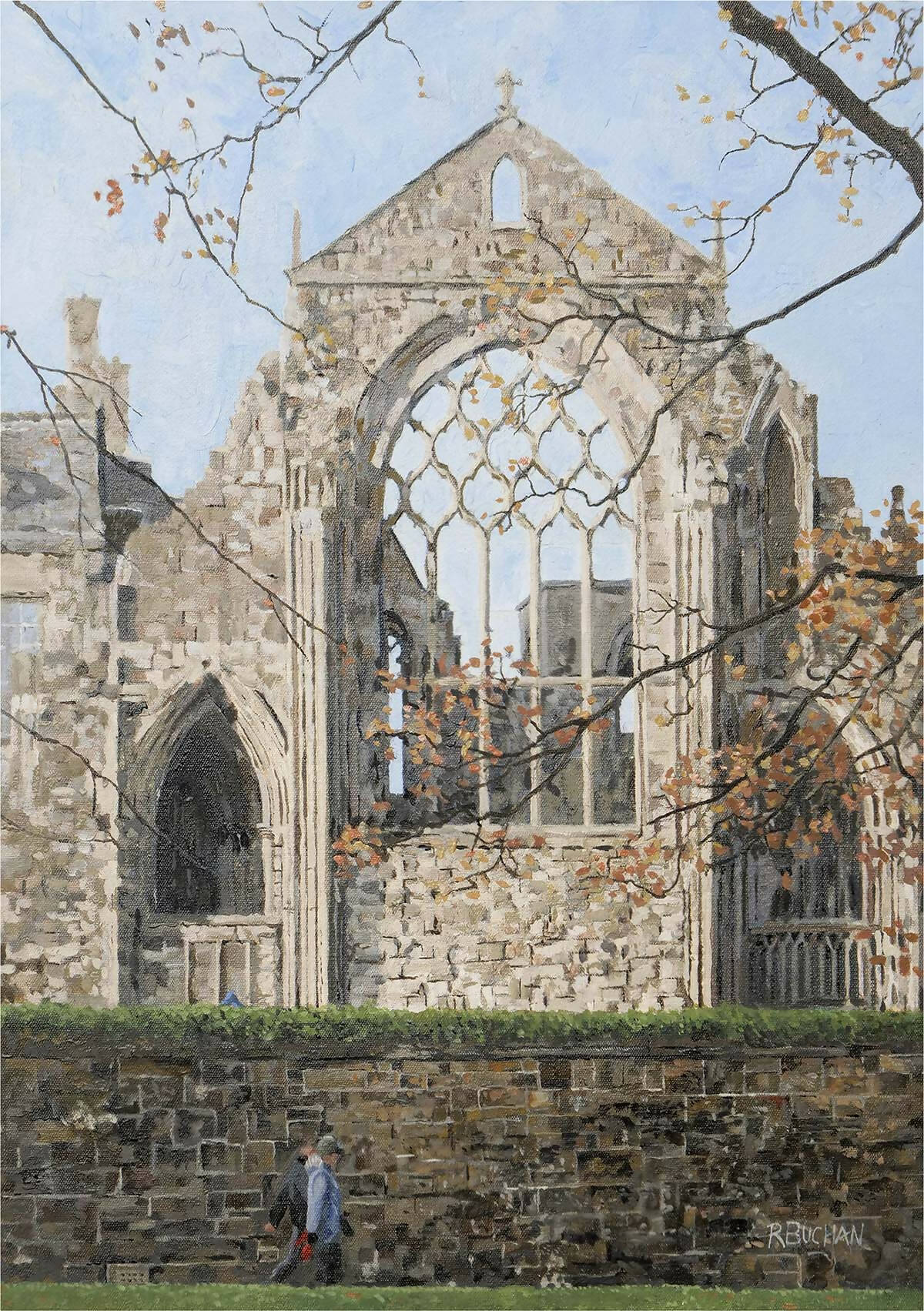 Holyrood Abbey giclée print – Scottish Design Exchange 