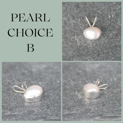 Single pearl necklace